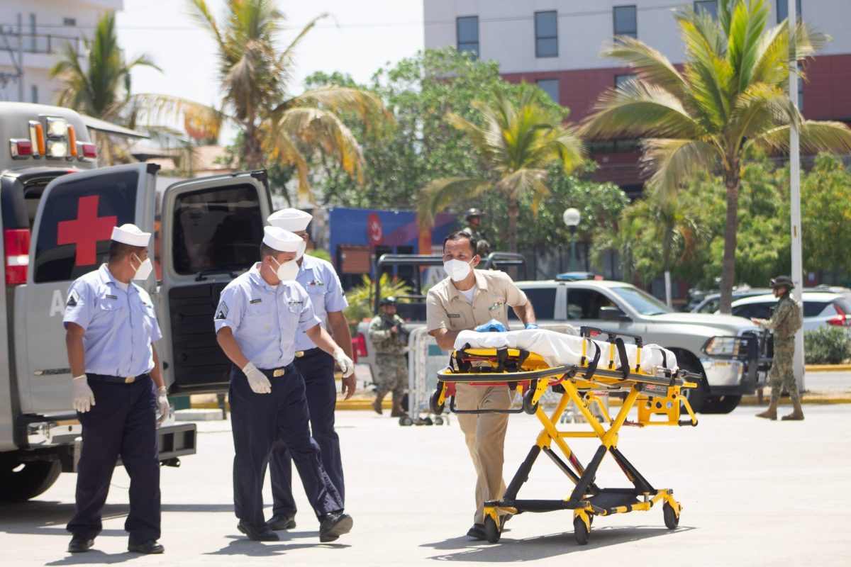 Simulacro Nivel de Protección III  Puerto Vallarta, seguridad, socorristas.