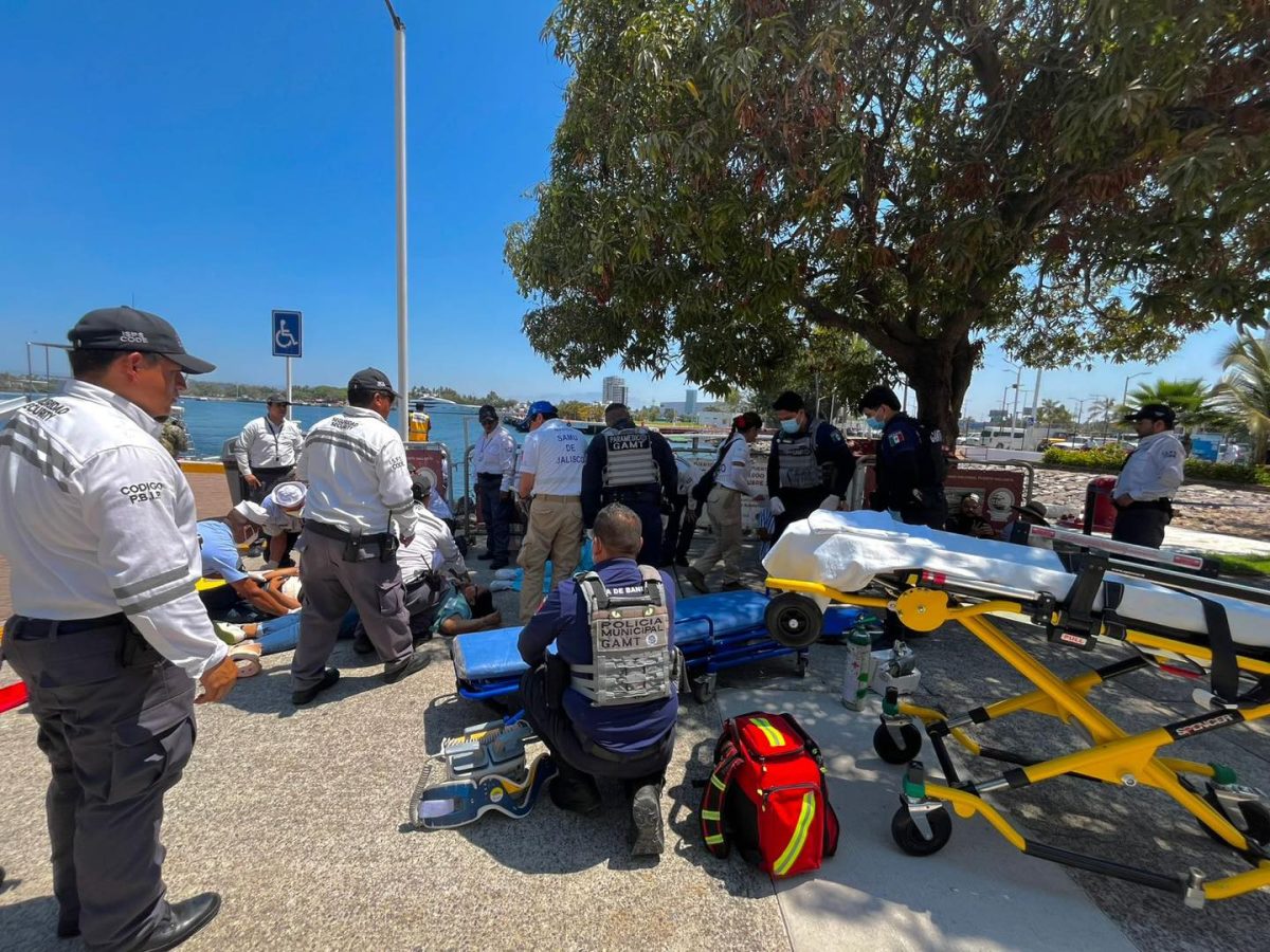Simulacro ASIPONA Seguridad, Socorristas Bahia de Banderas