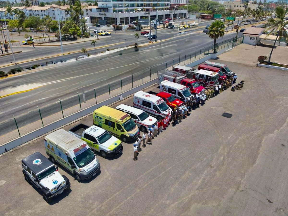 Simulacro ASIPONA Seguridad, Socorristas Bahia de Banderas