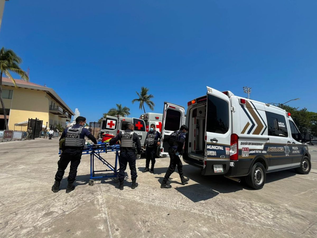 Simulacro ASIPONA Seguridad, Socorristas Bahia de Banderas