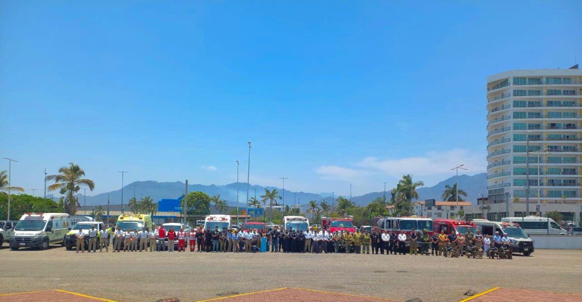 Simulacro ASIPONA Seguridad, Socorristas Bahia de Banderas