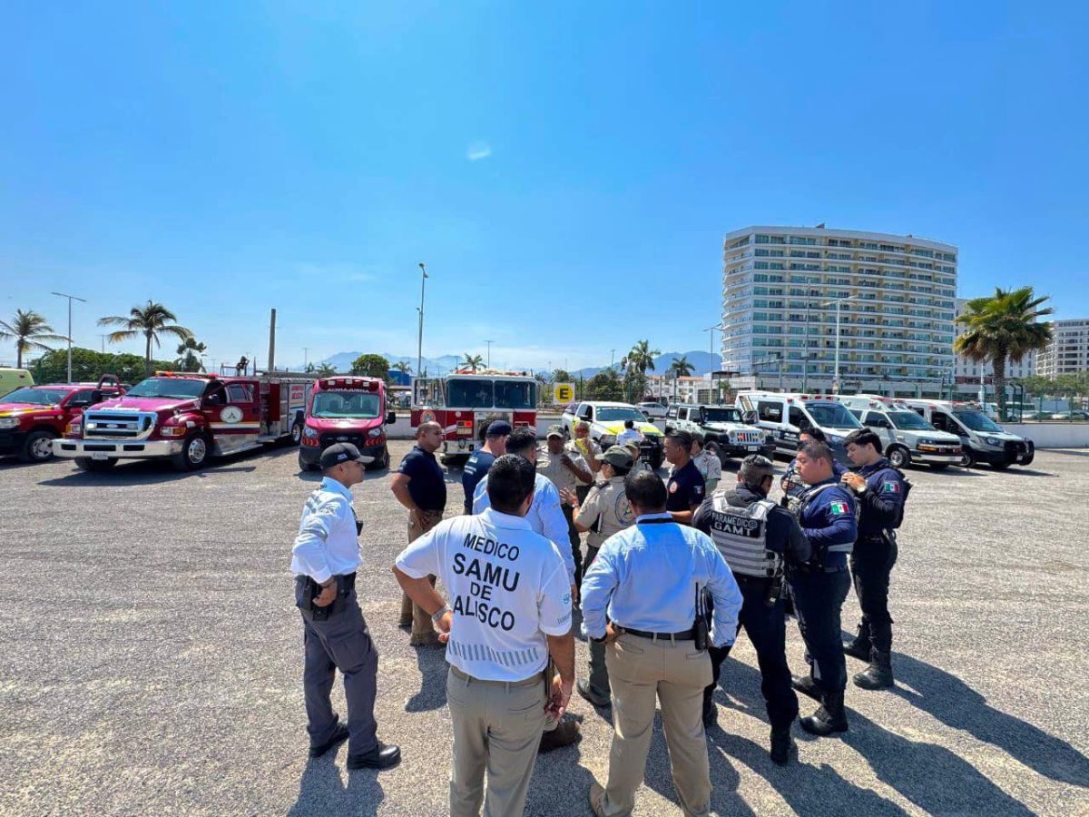 Simulacro ASIPONA Seguridad, Socorristas Bahia de Banderas