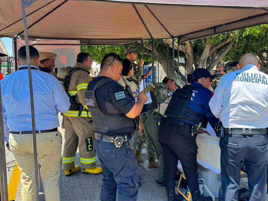 Simulacro ASIPONA Seguridad, Socorristas Bahia de Banderas