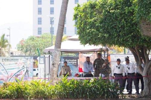 Simulacro Nivel de Protección III  Puerto Vallarta, seguridad, socorristas.